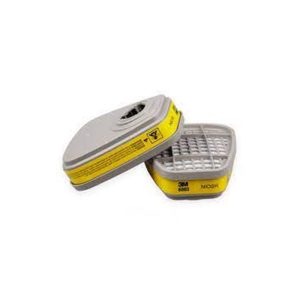 ماسک نیم صورت سیلیکونی تری ام مدل 3M 7502 با فیلتر ضد اسید 6003